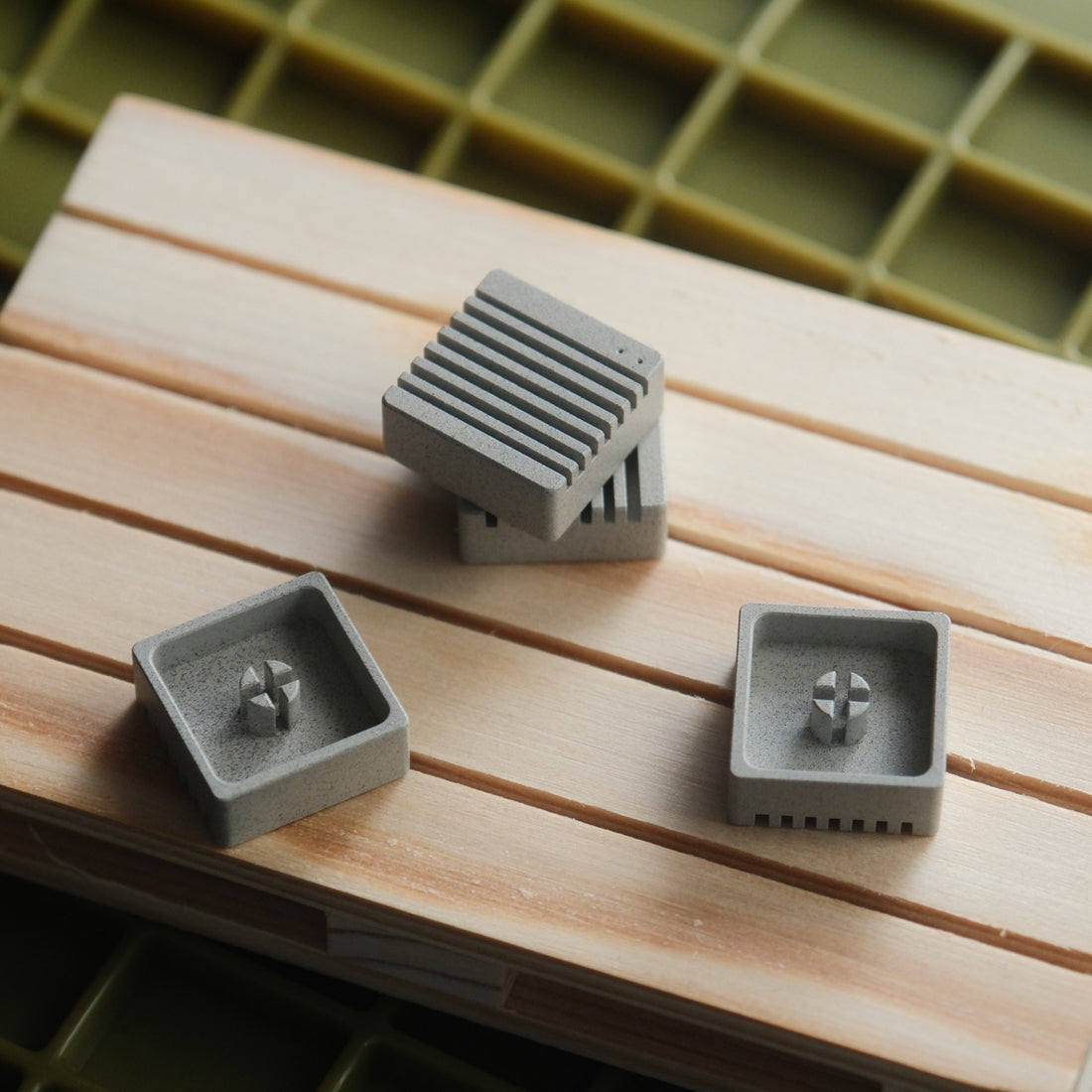 Grille directional key metal set personalized keycap retro simple CNC aluminum alloy keycap mechanical keyboard