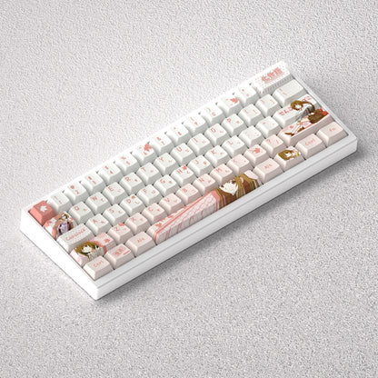 Monogatari series themed keycaps, Sengoku Nadeko anime game creative personalized keycap set PBT material factory height Sublimation printing