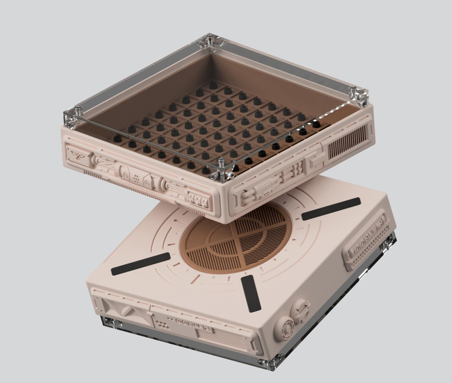 Plant100v2 keycap hibernation cabin storage display box 3D printing customized dustproof table decoration customization