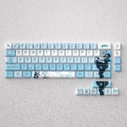 VALORANT Theme Keycap Series, Anime Game Creative Personalized Keycap Set PBT Material Original Factory Height Sublimation