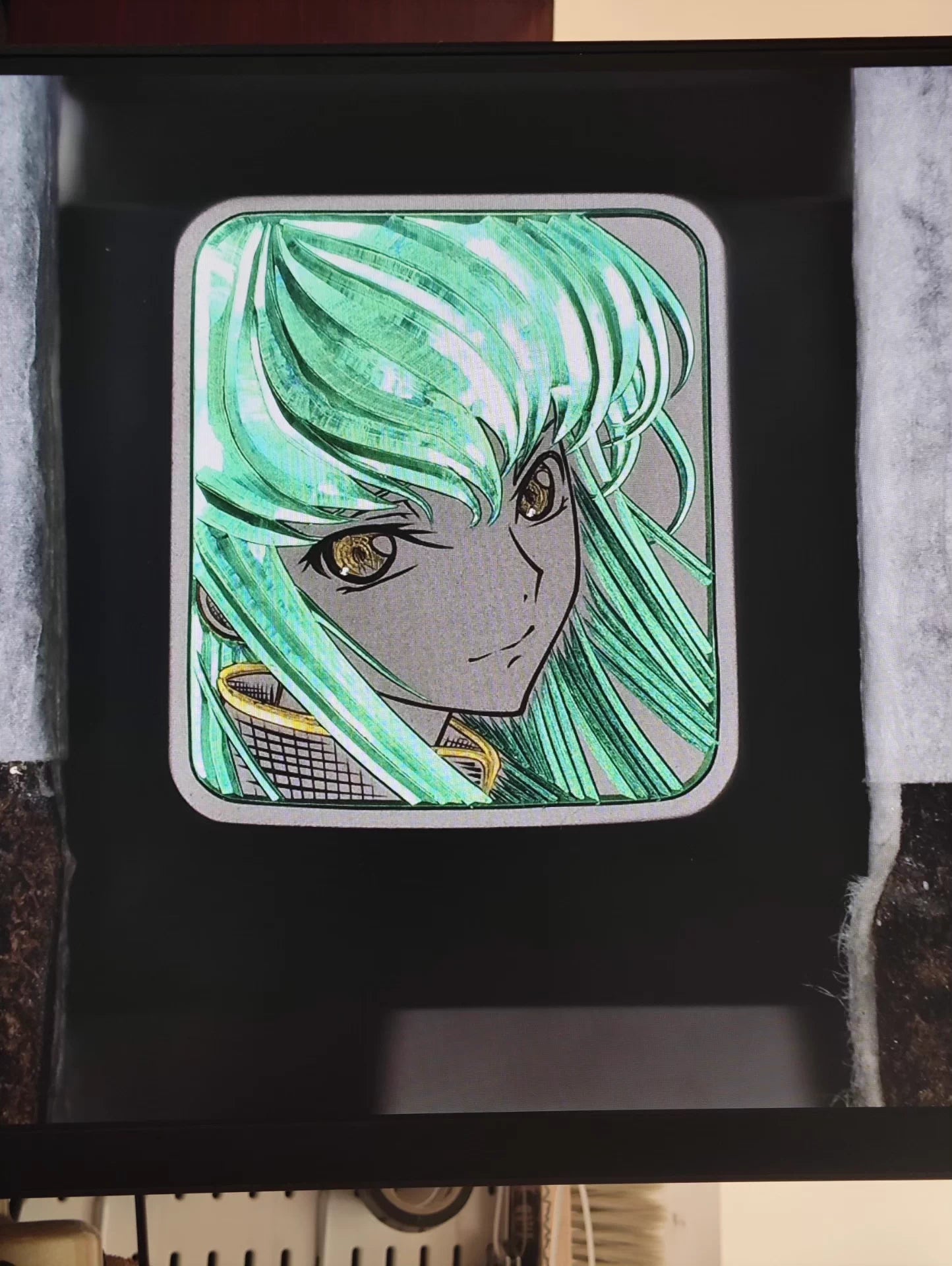 Hand carved titanium alloy anode coloring, anime and game culture creative metal hand carved keycaps collection