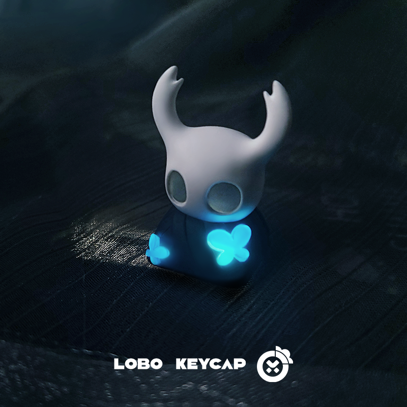 The Hollow Knight， Multi colored resin molded personalized keycaps, resin art keycaps for anime and gaming peripherals