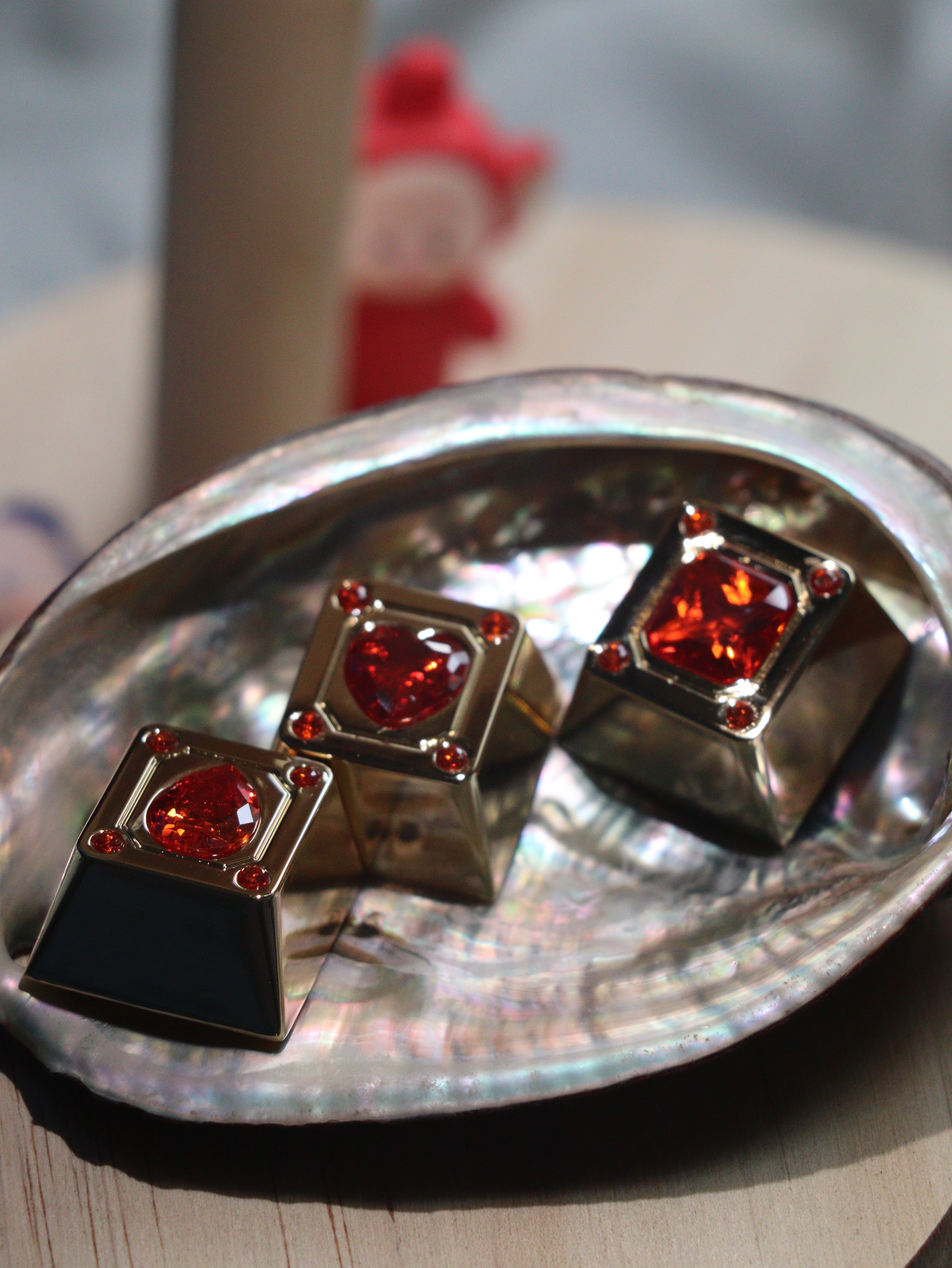 Diamond Star Theme, Imitation Diamond Metal Keycap Base Personalized Keycap Original Factory R4 Highly Decorative Keycap