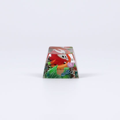 The Hollow Knight, Hollow Knight: Silksong，Crystal drops of glue seals, resin personalized keycaps, anime game artisankeycaps