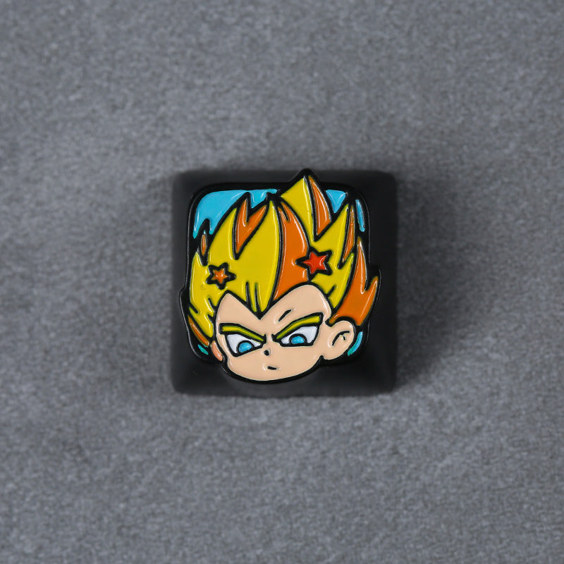 Dragon Ball Personalized Keycap Mechanical Keyboard Cap Zinc Alloy Personalized Decorative Keycap