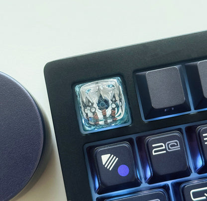 VALORANT， Valorant Jett weapons keycaps, Crystal drops of glue package personalized keycaps.