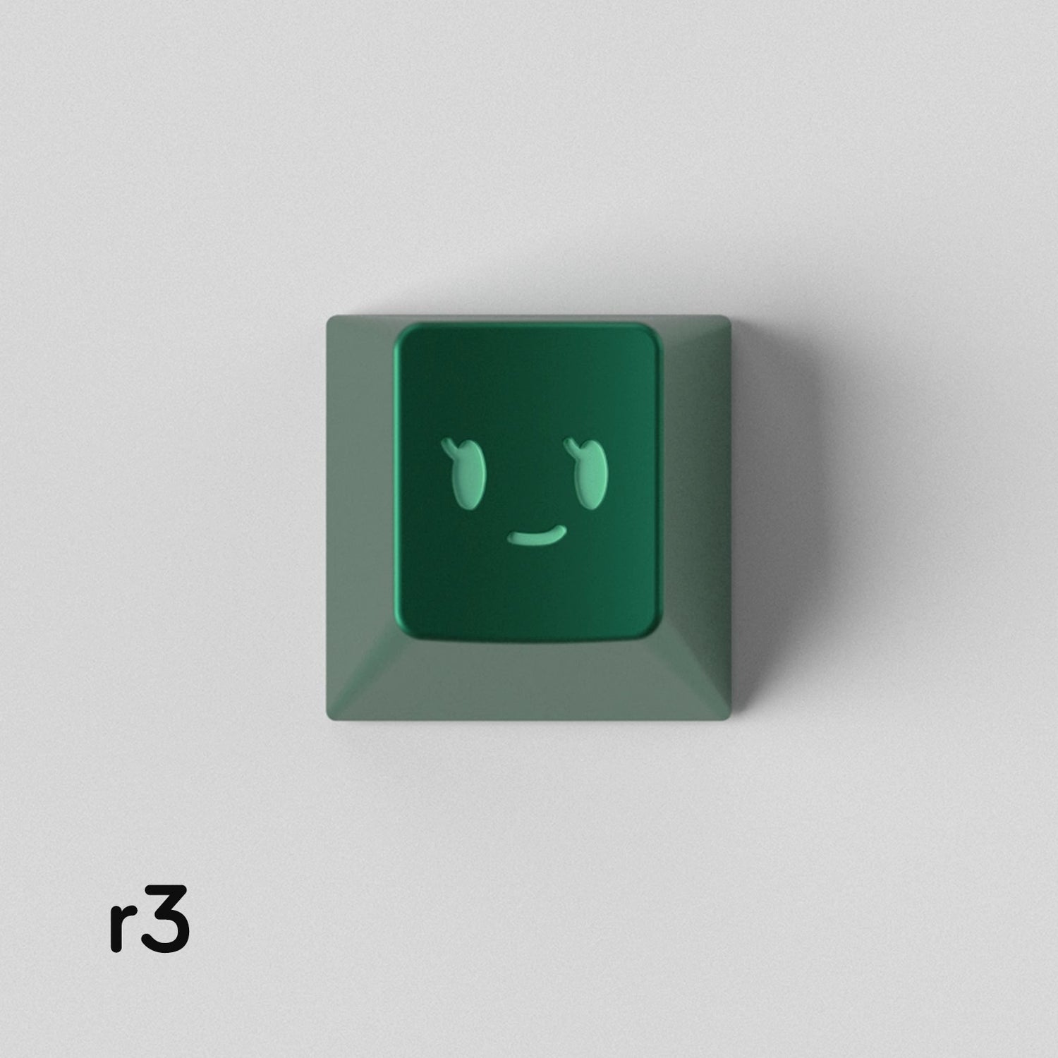 Simple smiley face expression personalized PC metal keycap smiley face customization mechanical keyboard customization keycap