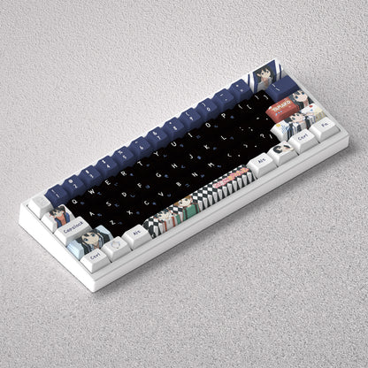 Tamako Market Theme, Kitashirakawa Tamako Anime Game Creative Personalized Keycap Set PBT Material Original Factory Height Sublimation Printing