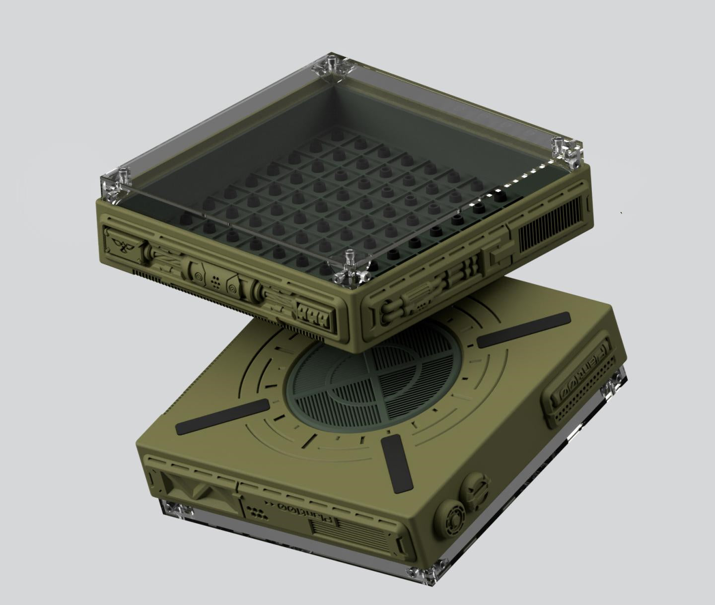 Plant100v2 keycap hibernation cabin storage display box 3D printing customized dustproof table decoration customization