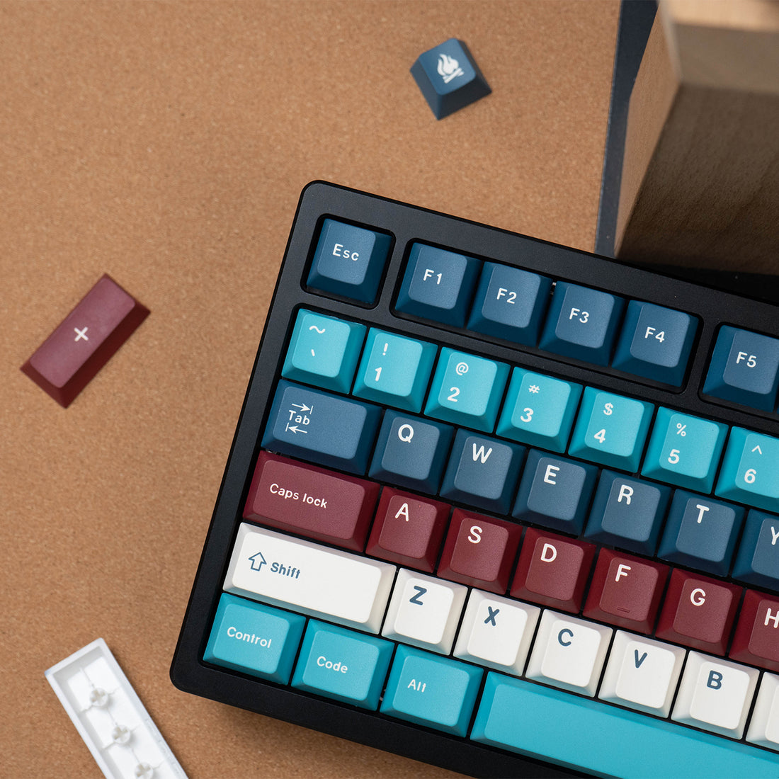 Emerald Lake Mechanical Keyboard Keycaps PBT Thermal Sublimation Customized Original Factory Height Set Keycaps