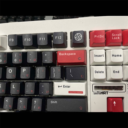 Jujutsu Kaisen Theme, PBT Material Five sided Heat Sublimation, Anime Game Series Personalized Set Decorative Keycaps