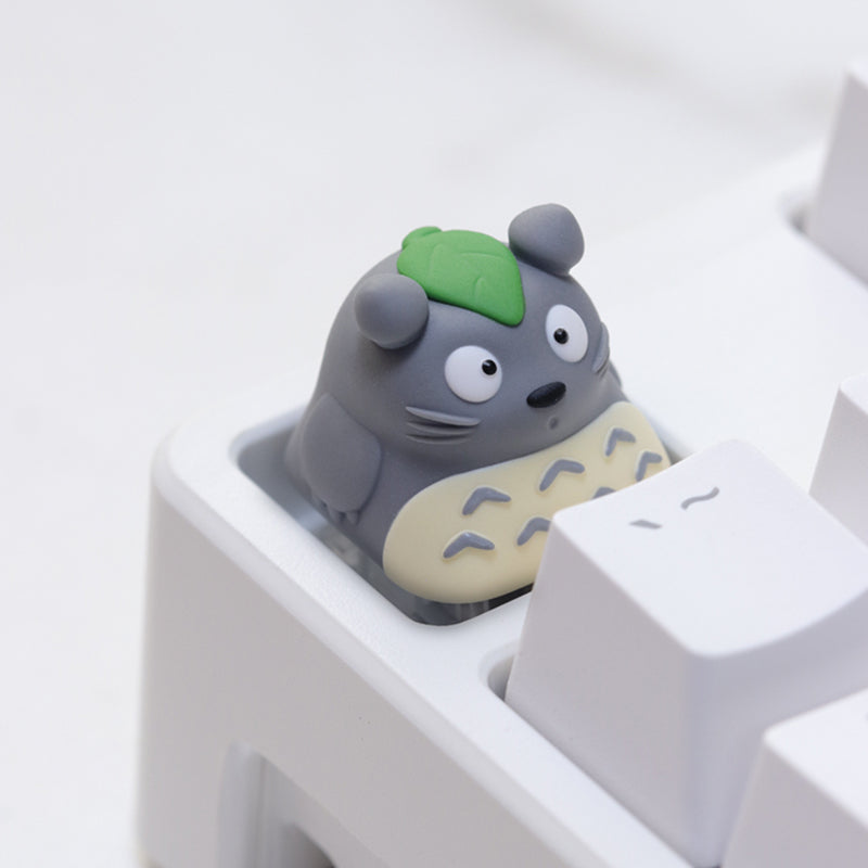 My Neighbor Totoro, Hayao Miyazaki, 1U multi-color resin molded artisankeycaps, anime creative cultural keycaps