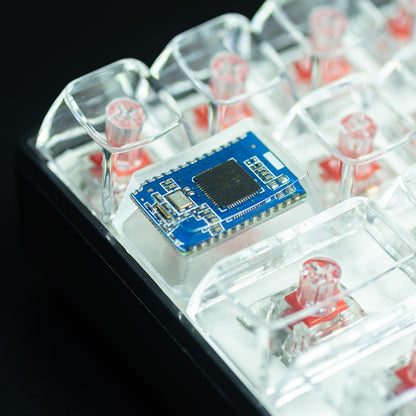 Circuit board design personalized keycaps Crystal drops of glue sealing circuit board decorative keycaps