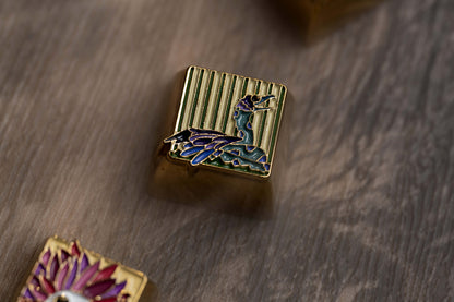 Animali Fantastici e Dove Trovarli, metal+enamel personalized keycaps, mechanical keyboard decorative keycaps (set).