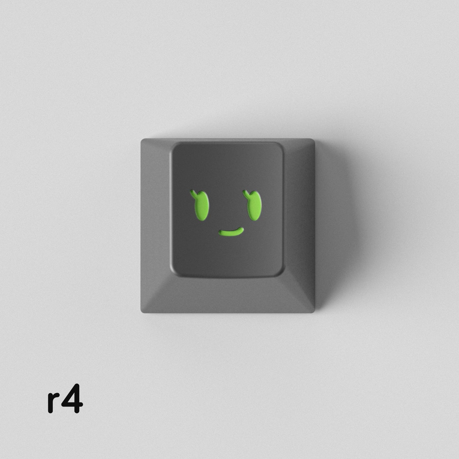 Simple smiley face expression personalized PC metal keycap smiley face customization mechanical keyboard customization keycap