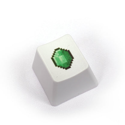 Minecraft， Pixel style prop, PBT sublimation process single personalized pattern keycap