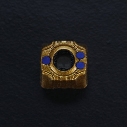 Digimon peripheral mechanical keyboard zinc, aluminum alloy anodized metal personalized keycaps