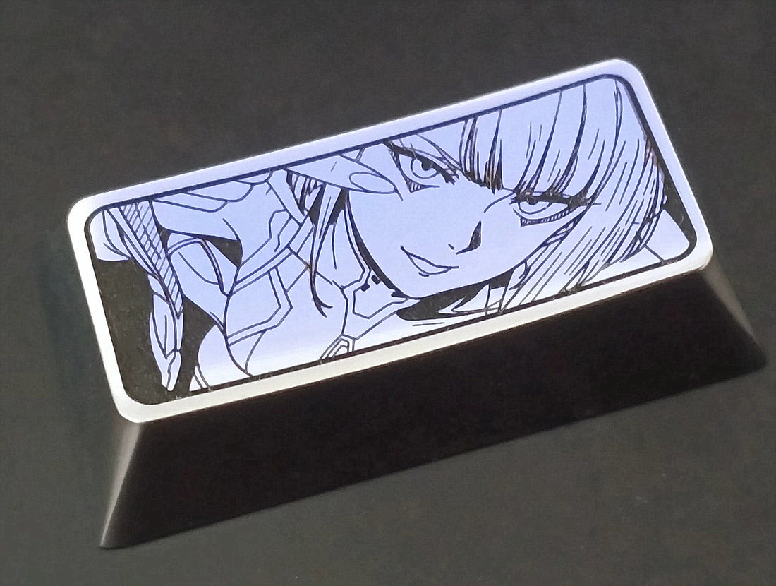 Cyberpunk: Edgerunners, Lucy Personalized Keycaps Metal Keycaps 2u Backspace Key