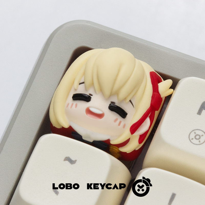 Lycoris Reco!! にしきぎちさと/Nishikigi Chisato resin keycaps mechanical keyboard keycaps
