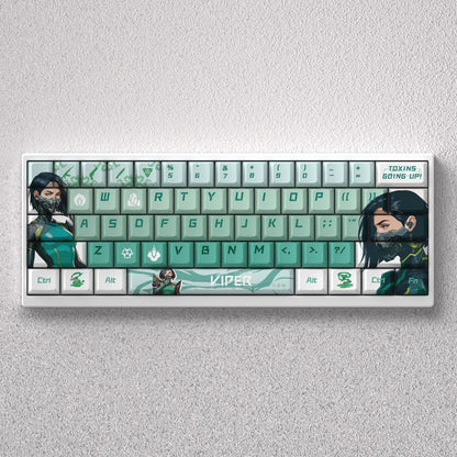 VALORANT Theme Keycap Series, Anime Game Creative Personalized Keycap Set PBT Material Original Factory Height Sublimation