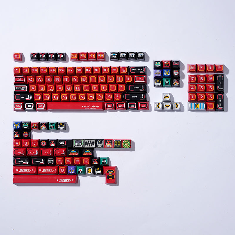 Kabutack themed spherical keycaps, personalized keycaps, ABS material set, high gloss mechanical keyboard keycaps
