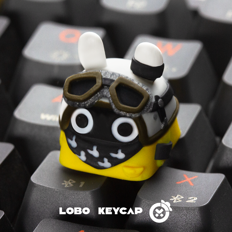 Zenless Zone Zero, The Bangboo series (standing version), resin keycaps, mechanical keyboard decorative keycaps, artisankeycaps.