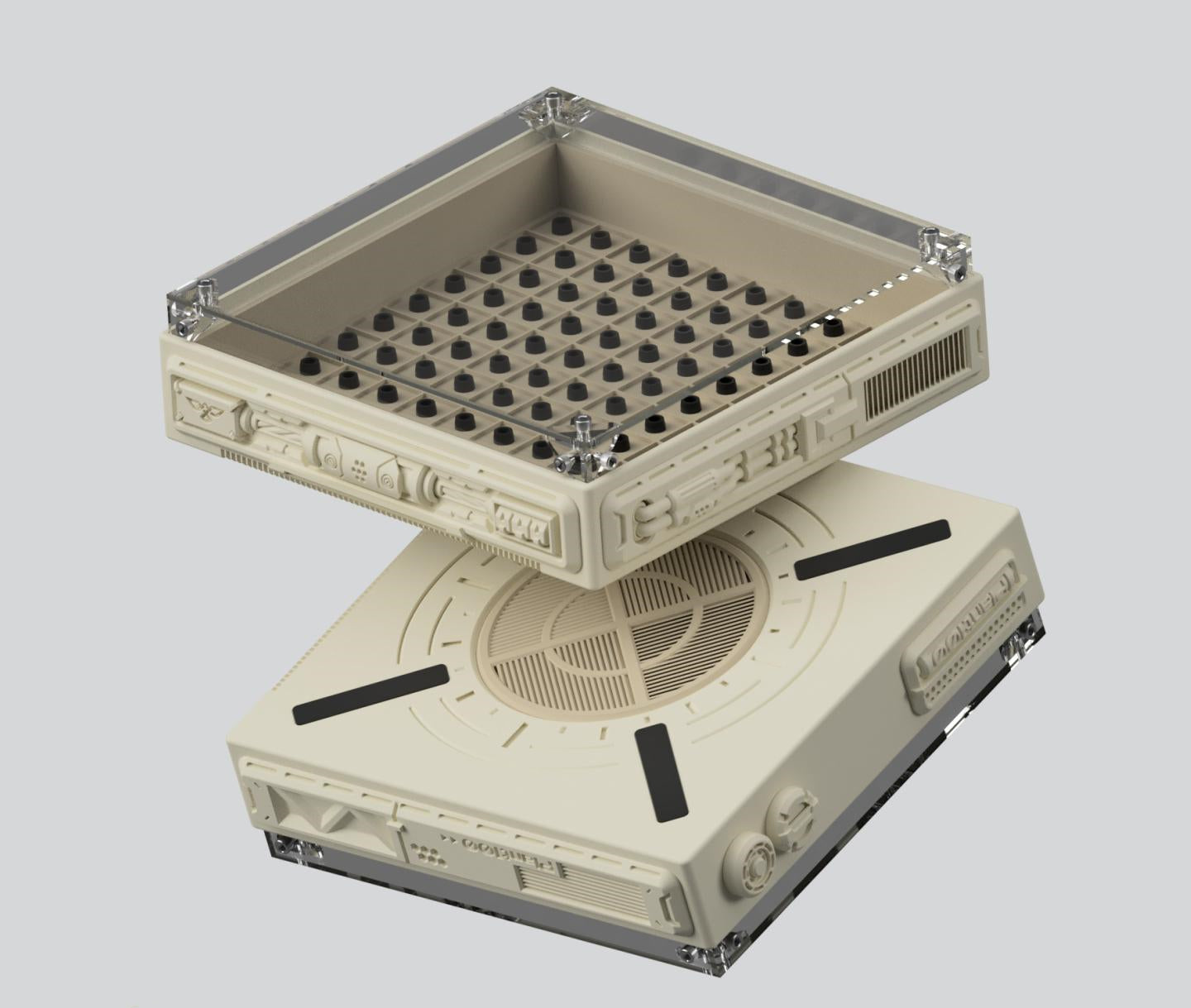 Plant100v2 keycap hibernation cabin storage display box 3D printing customized dustproof table decoration customization