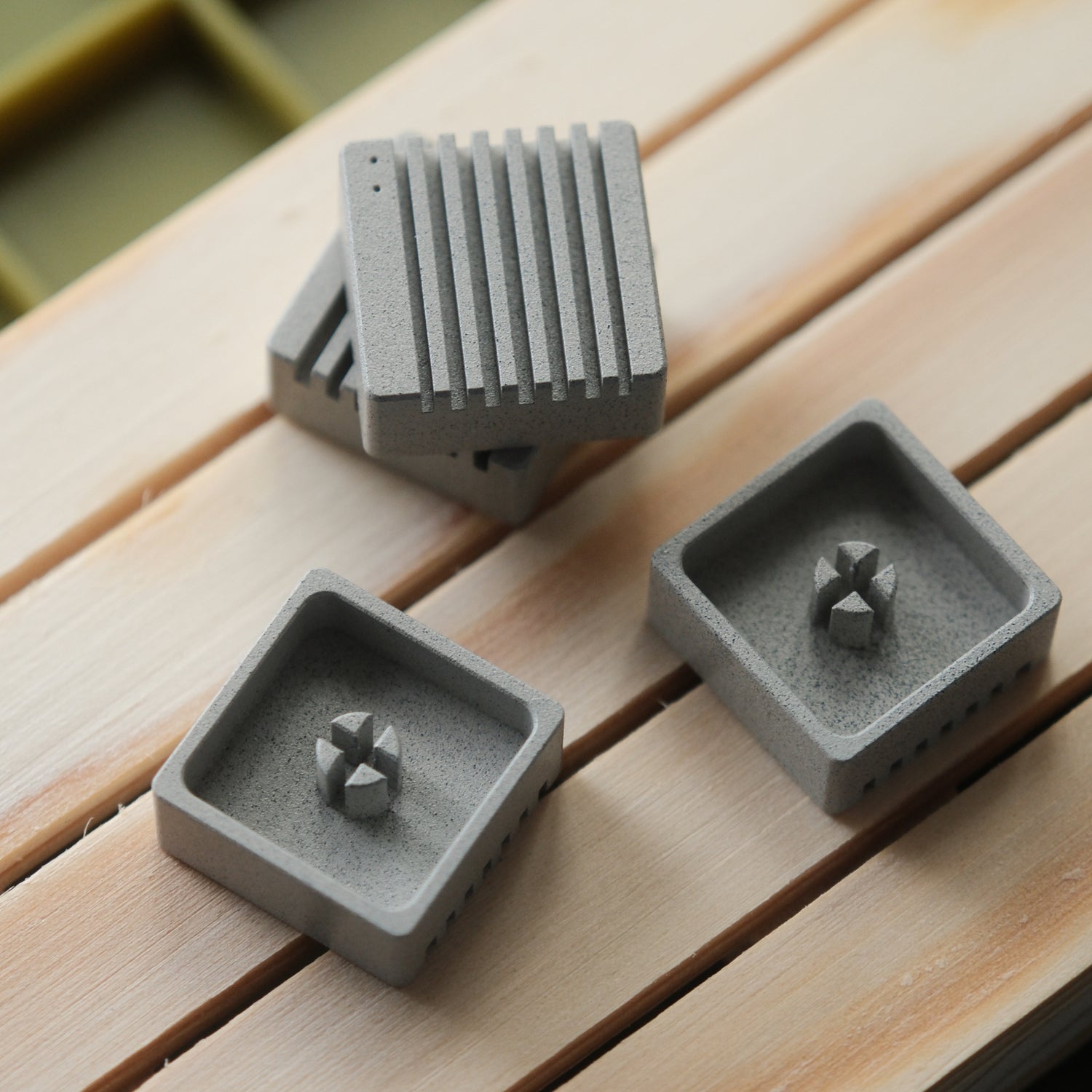 Grille directional key metal set personalized keycap retro simple CNC aluminum alloy keycap mechanical keyboard