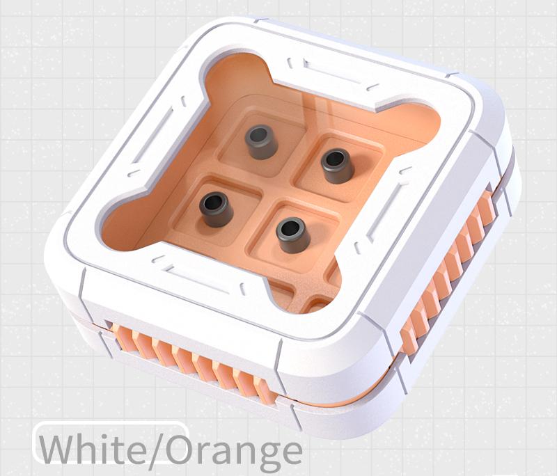 9-key spacecraft design, 3D printed resin keycap box, personalized keycap storage box, dust-proof magnetic absorption nano keycap customized display keycap box with multiple colors to choose from