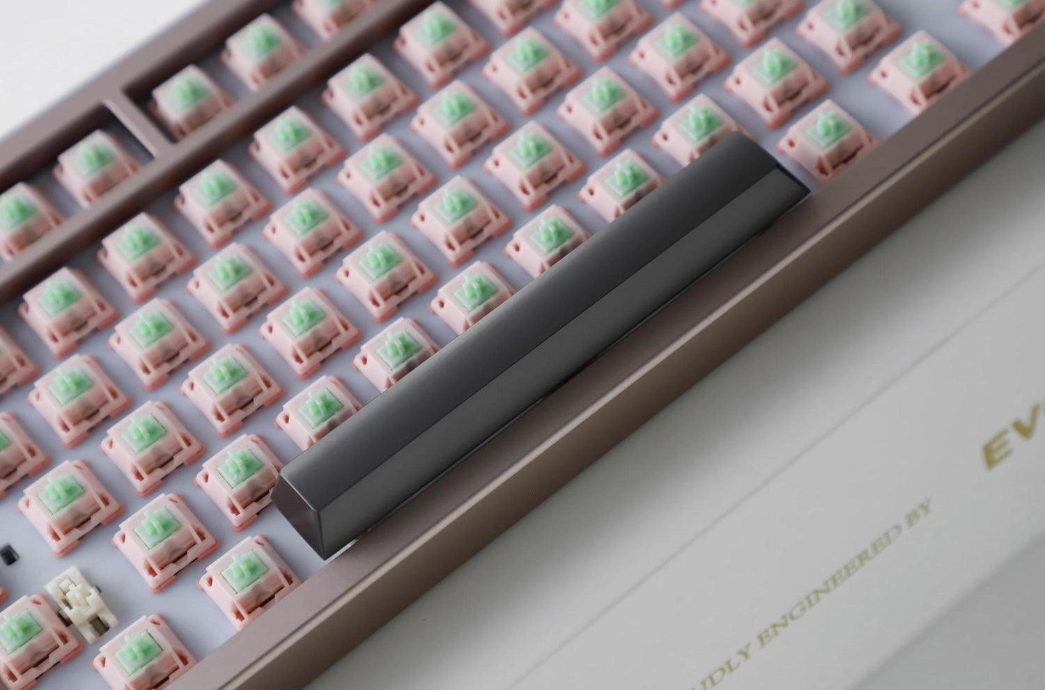 Metal Spacebar Coating Process, 6.25U Universal Metal Keycap, Personalized Spacebar Keycap