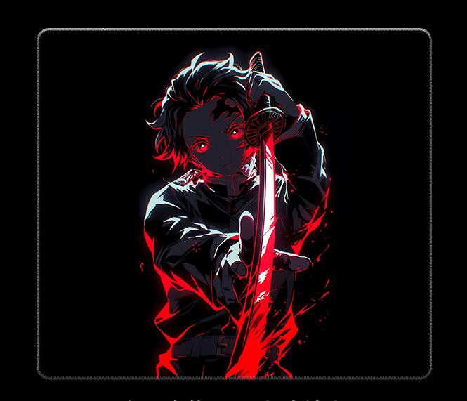 Tempered glass micro etching process mouse pad, high-definition pattern customized professional mouse pad（+9）