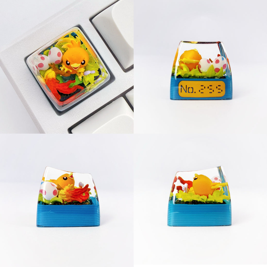 Pet Pok é mon Collection, Crystal Drops of Glue Material Artisankeycaps, Anime, Game, Culture, Creativity, Peripheral Decoration, Personalized Keycaps