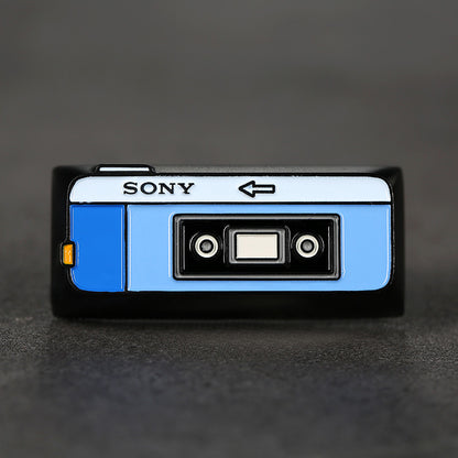 Baking paint zinc alloy material retro music series personalized keycaps, retro sentiment CD machine theme metal keycaps