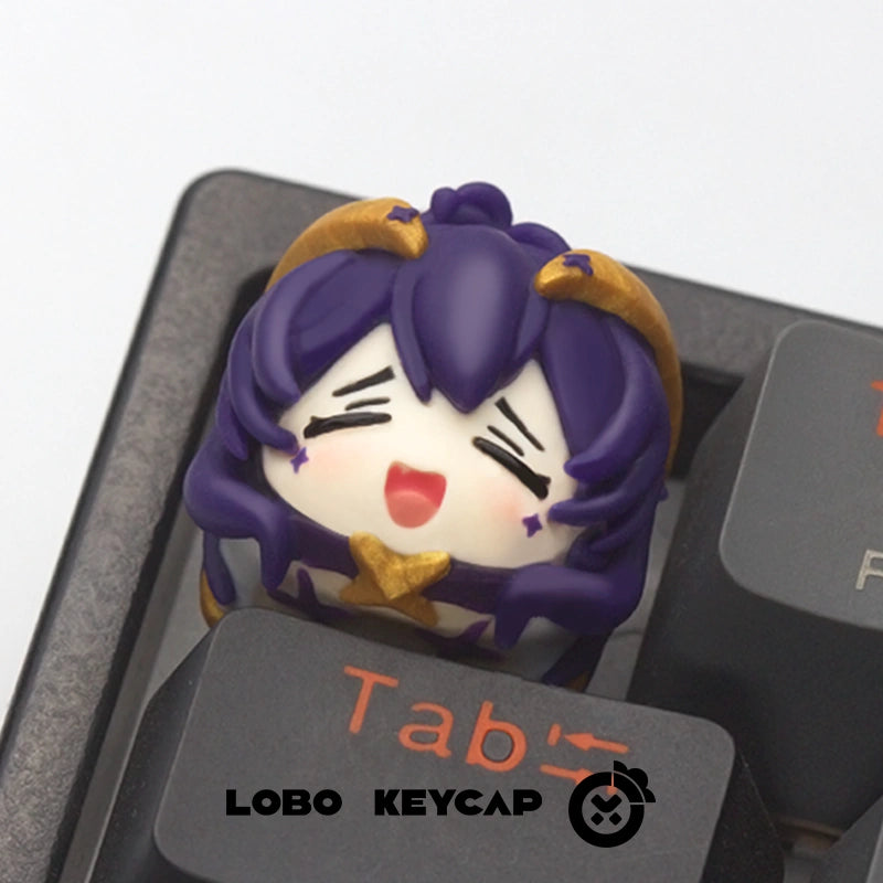 Dream of becoming a magical girl! New Dance Tina Resin Keycap Mechanical Keyboard Keycap Gift