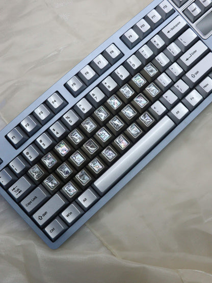 Fantastic Beasts and Where to Find Them， 26 letter area keycap original factory height metal keycap set