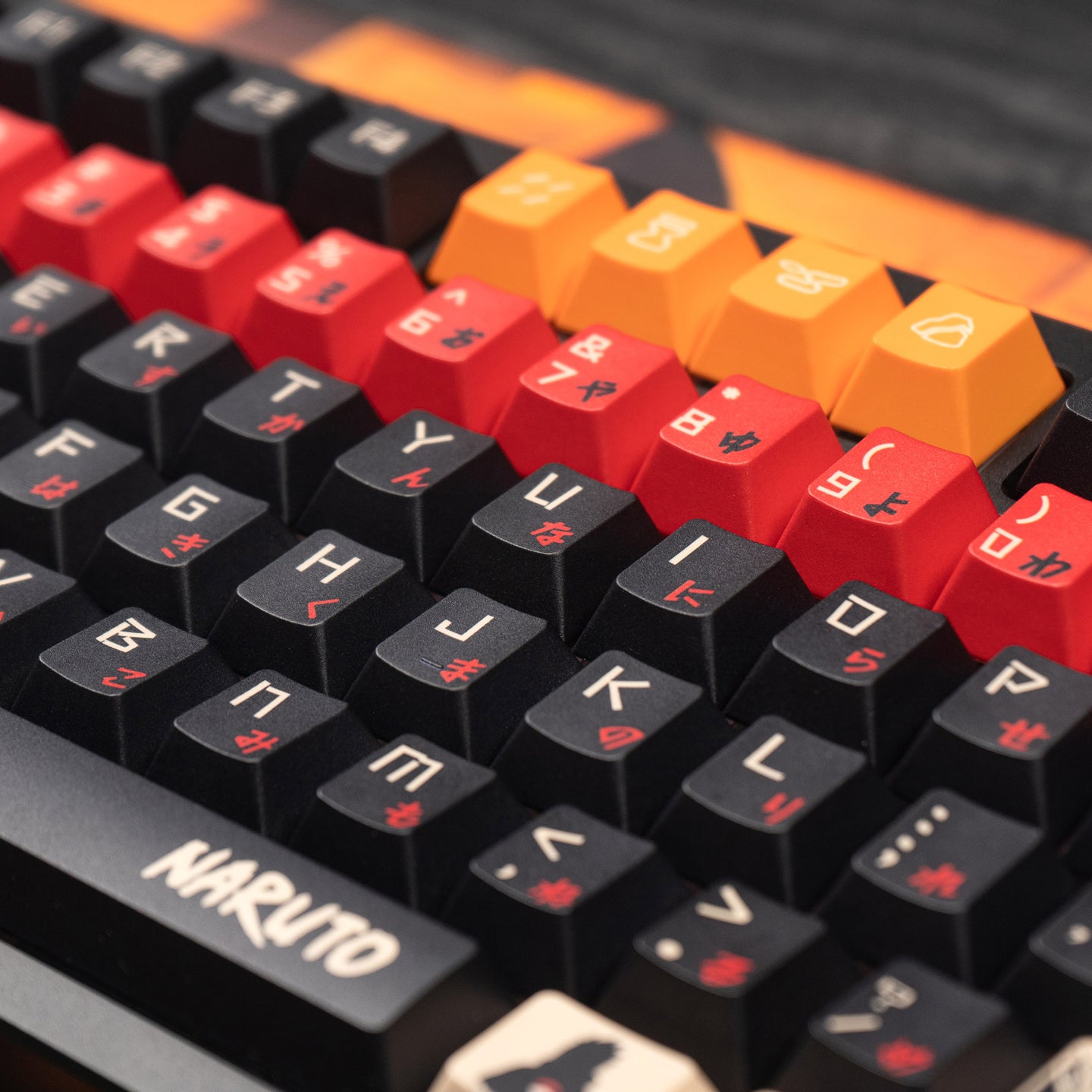 Huoying theme mechanical keyboard set keycap animation peripheral anime PBT sublimation original factory height