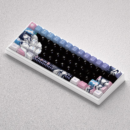 Sanka Rea Theme, Anime Game Creative Personalized Keycap Set PBT Material Original Factory Height Sublimation Printing