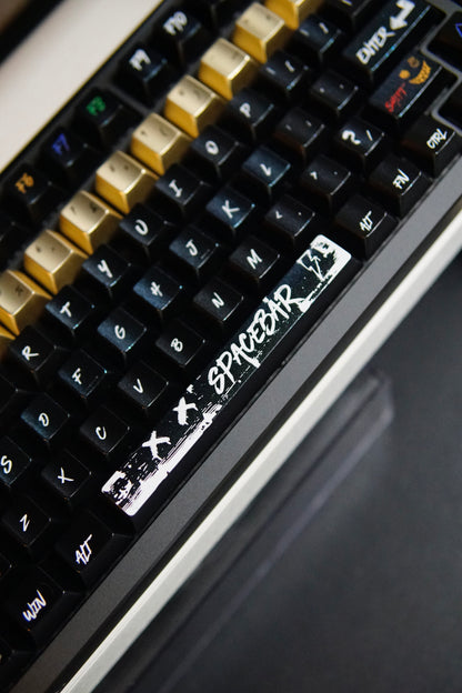 Original graffiti themed metal keycaps with factory made high zinc alloy material and multiple specifications to choose from.