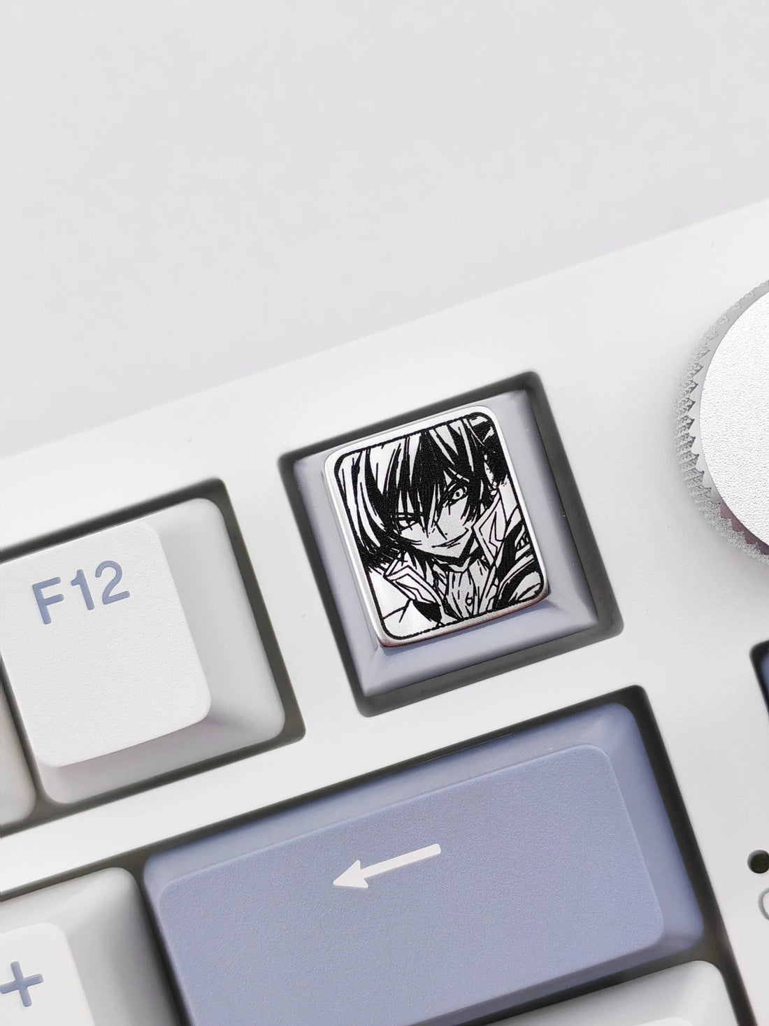 CODE GEASS Lelouch of the Rebellion,C.C., Zinc alloy personalized keycaps, anime keycaps, mechanical keyboard decorative keycaps
