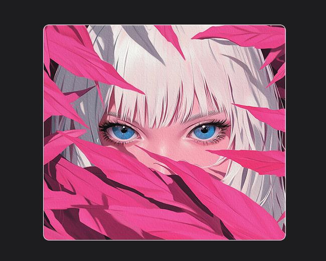 Tempered glass micro etching process mouse pad, high-definition pattern customized professional mouse pad（+7）