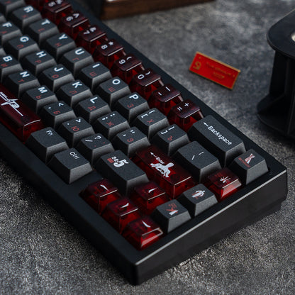 Original Design &quot;Soviet&quot; Theme Mechanical Keyboard Keycap Complete Set PBT Thermal Sublimation Original Factory Highly Personalized Keycap Set
