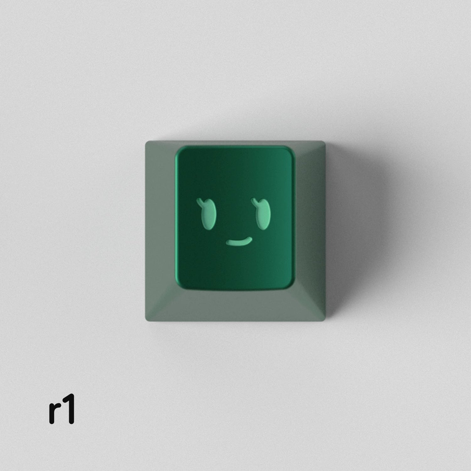 Simple smiley face expression personalized PC metal keycap smiley face customization mechanical keyboard customization keycap