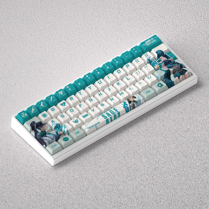 VALORANT Theme Keycap Series, Anime Game Creative Personalized Keycap Set PBT Material Original Factory Height Sublimation