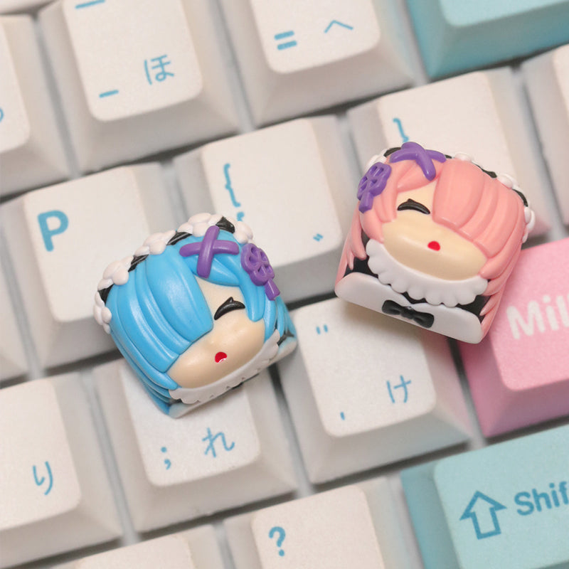 Re:Life in a different world from zero， Multi colored resin personalized keycaps, anime, games, novels, characters, cultural and creative keycaps