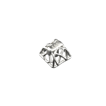 Imitation metal texture, hollow design, resin material, mechanical keyboard decorative keycaps with metal texture and personalized paint surface.
