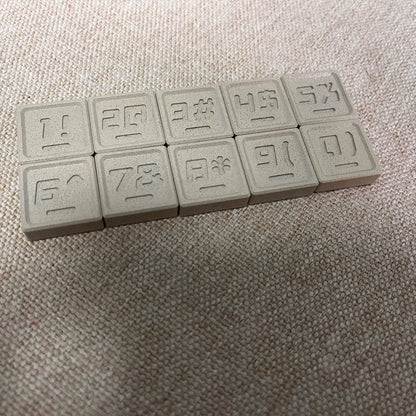 27 double B-key letter+number+symbol aluminum alloy personalized metal keycap
