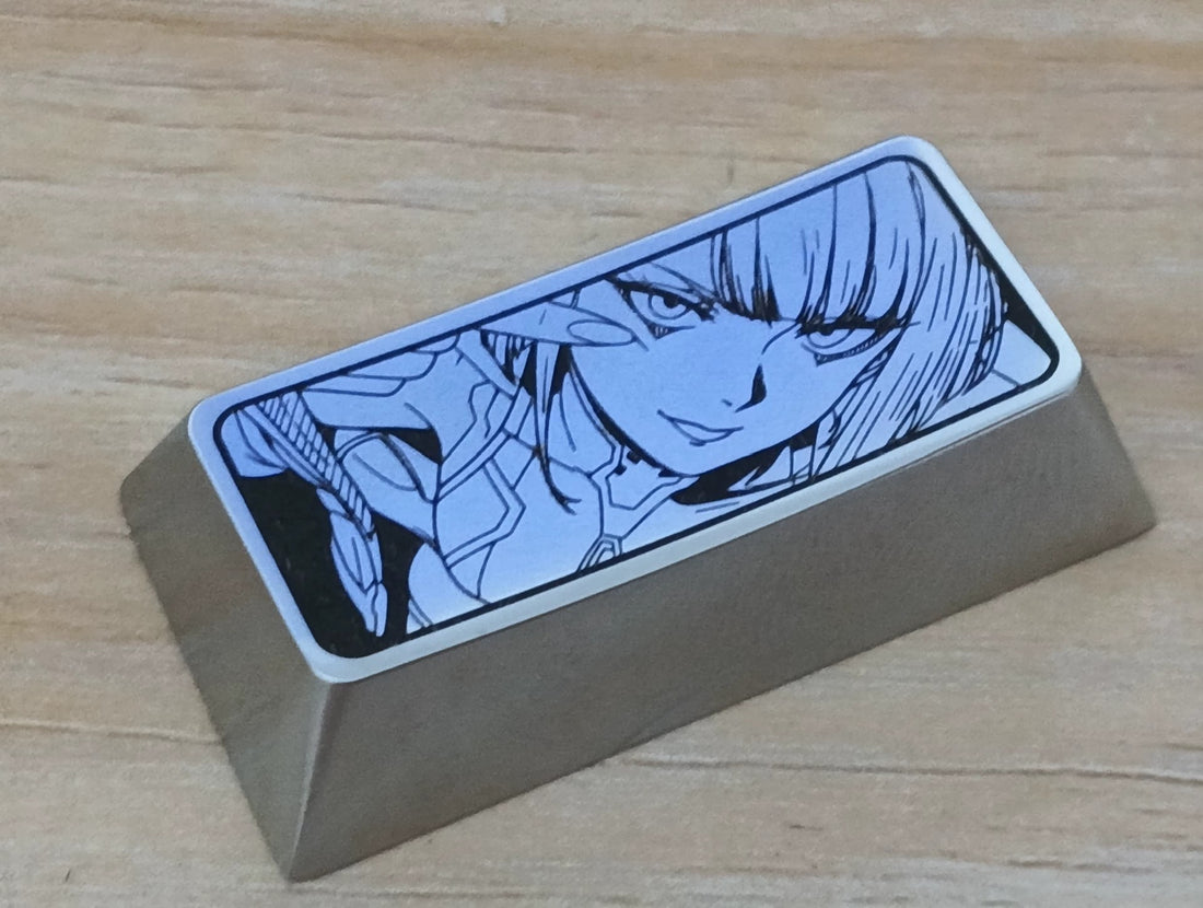 Cyberpunk: Edgerunners, Lucy Personalized Keycaps Metal Keycaps 2u Backspace Key