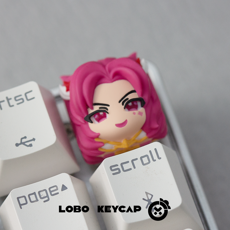 League of Legends,LOL, Hero collection, multi colored resin molded artisankey caps.