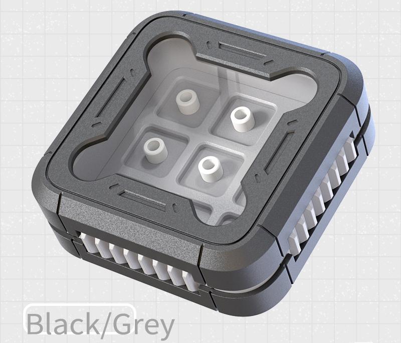 9-key spacecraft design, 3D printed resin keycap box, personalized keycap storage box, dust-proof magnetic absorption nano keycap customized display keycap box with multiple colors to choose from