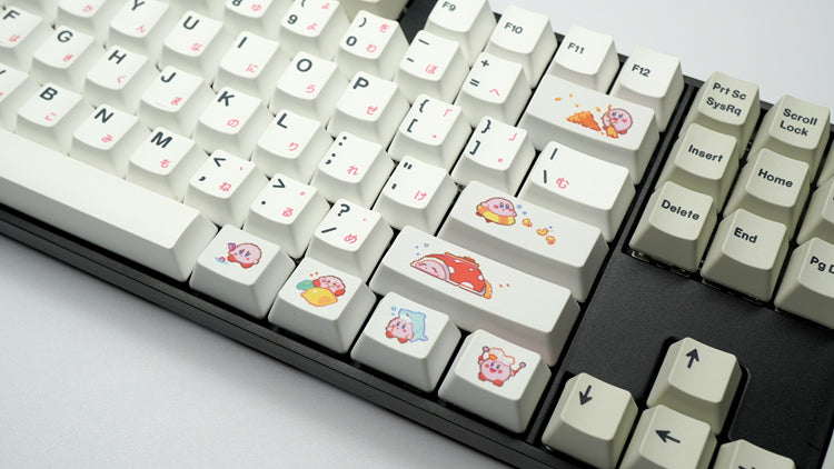 Star Kirby, Heat Sublimation Personalized Pattern 1U, PTB Material Personalized Decorative Keycap Set